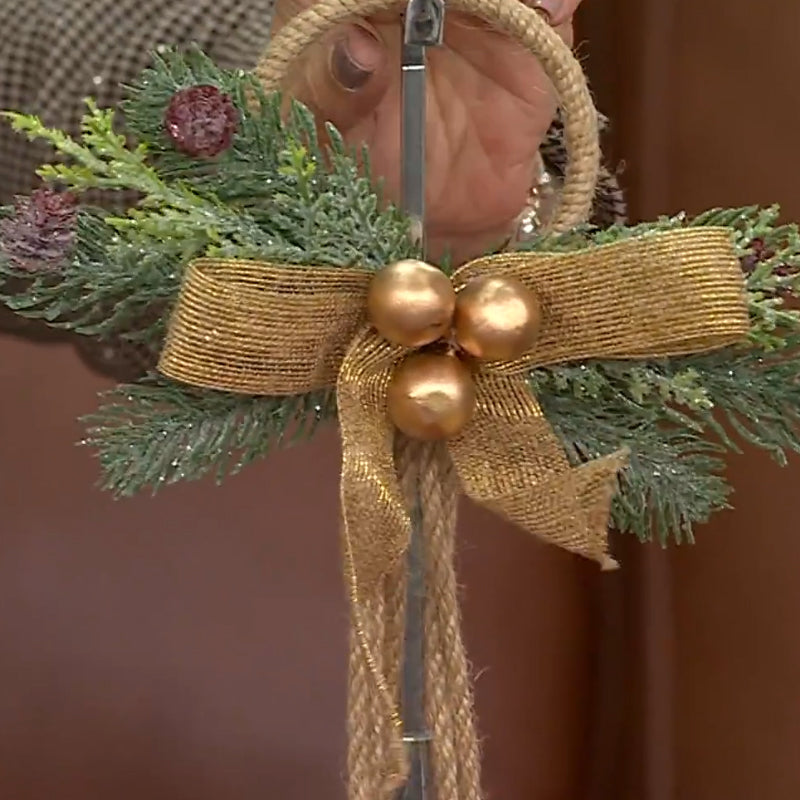 Metal Bells & Mini Wreath Door Hangers