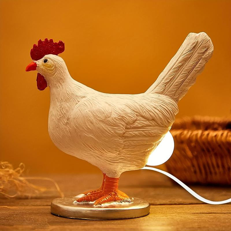 Creative Chicken and Duck Shape Decorative Table Lamp