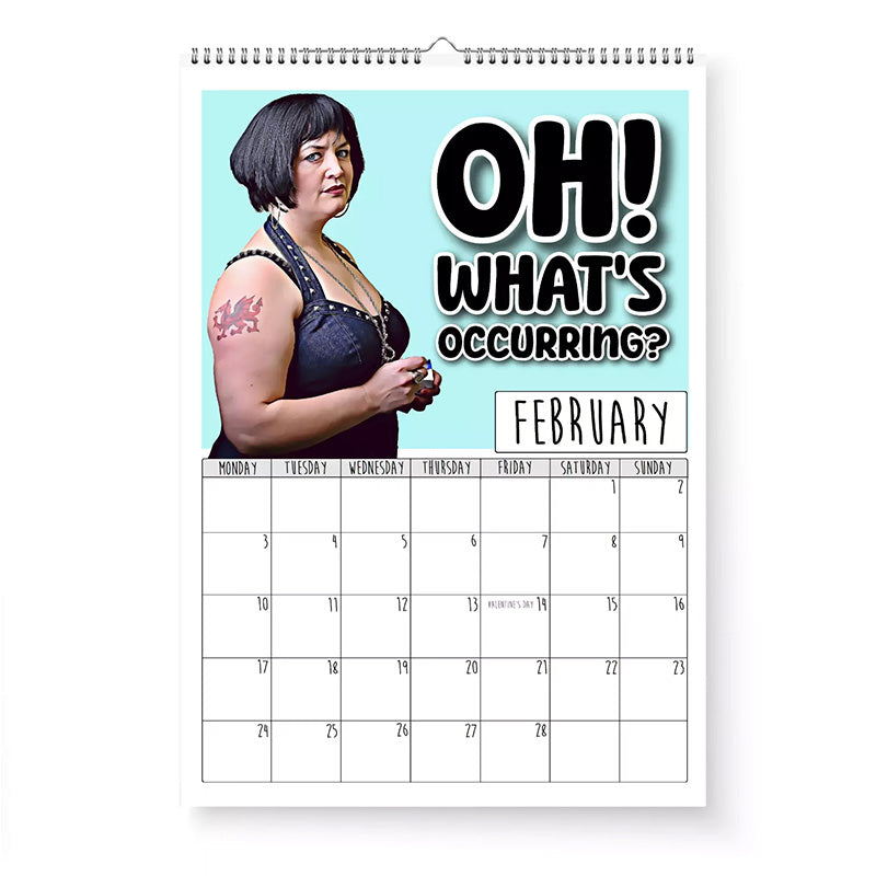 Gavin and Stacey 2025 wall calendar