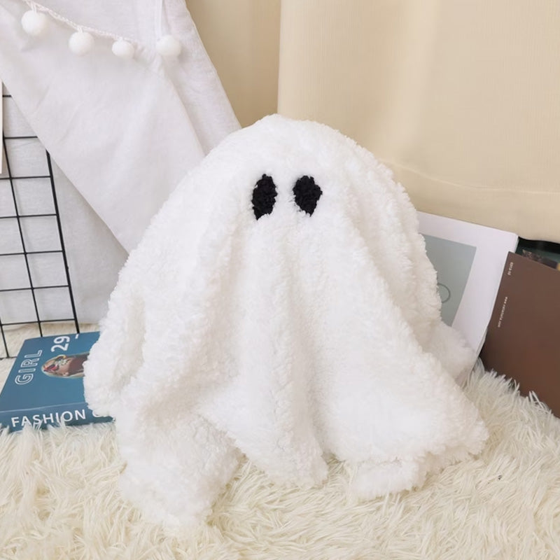 👻Ghost with Pumpkin🎃 Pillow Halloween