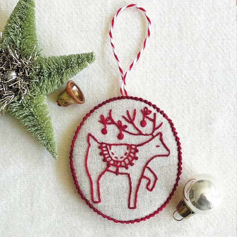 Last 24 Hours 49% OFF🎁🎄Hand Embroidery Christmas Ornaments Kit