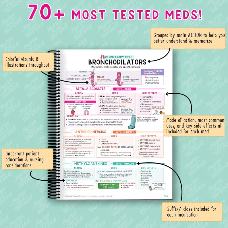 📒Nursing School Notes Success 🥼🩺