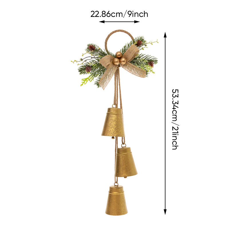 Metal Bells & Mini Wreath Door Hangers