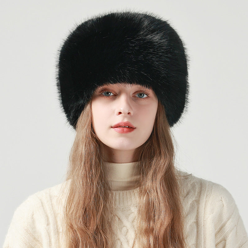 Furry bowler hat