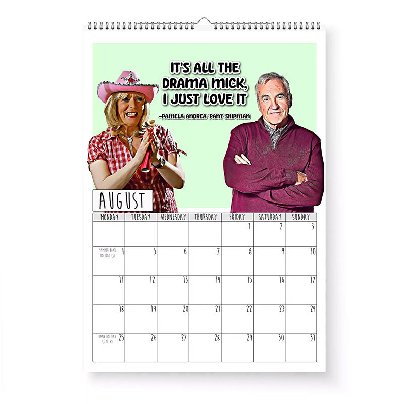 Gavin and Stacey 2025 wall calendar