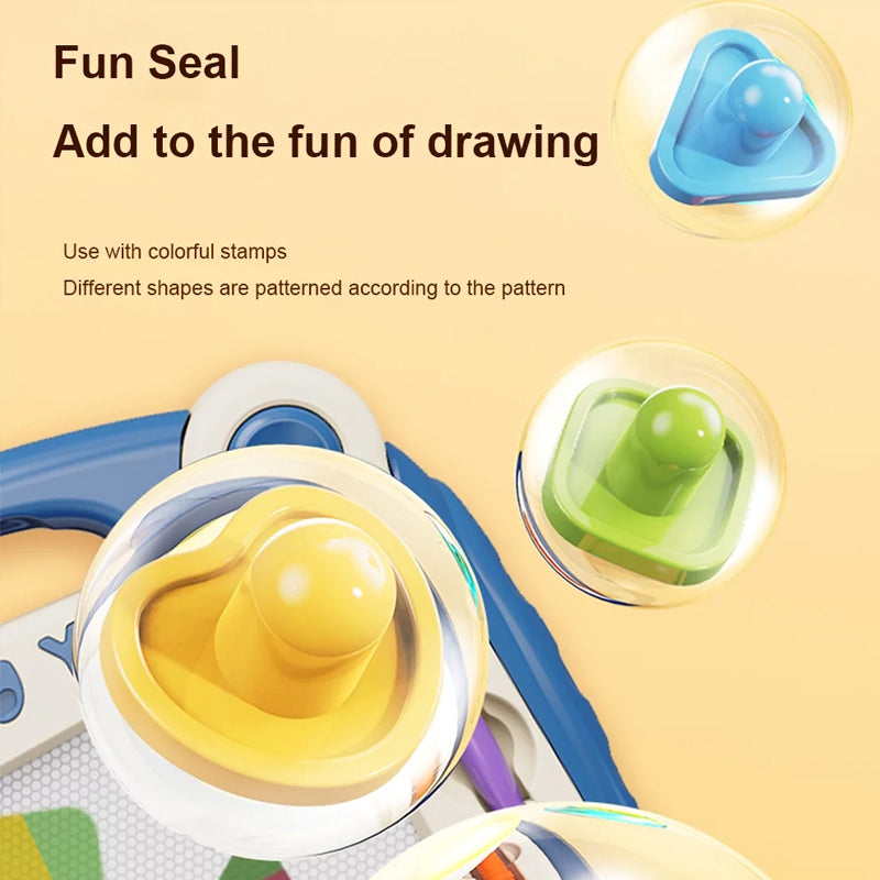 Children's magnetic drawing board