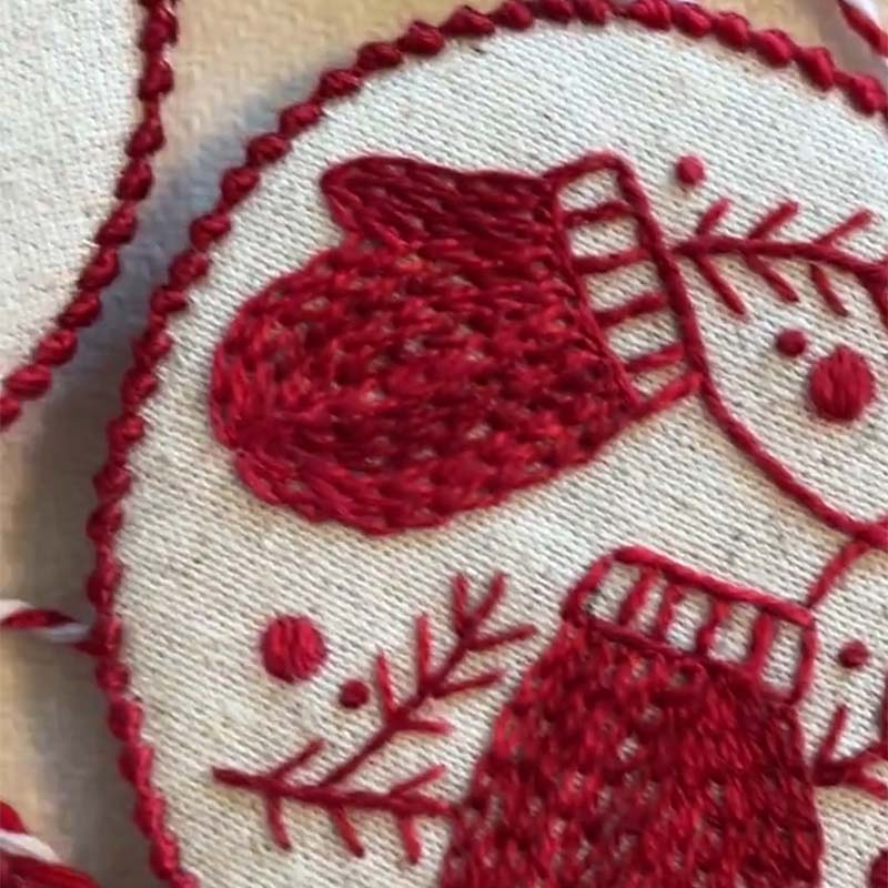 Last 24 Hours 49% OFF🎁🎄Hand Embroidery Christmas Ornaments Kit