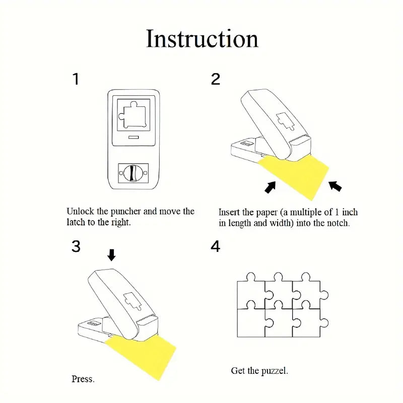 DIY Jigsaw Punch for Crafting - Perfect for Precise Cuts and Creative Projects