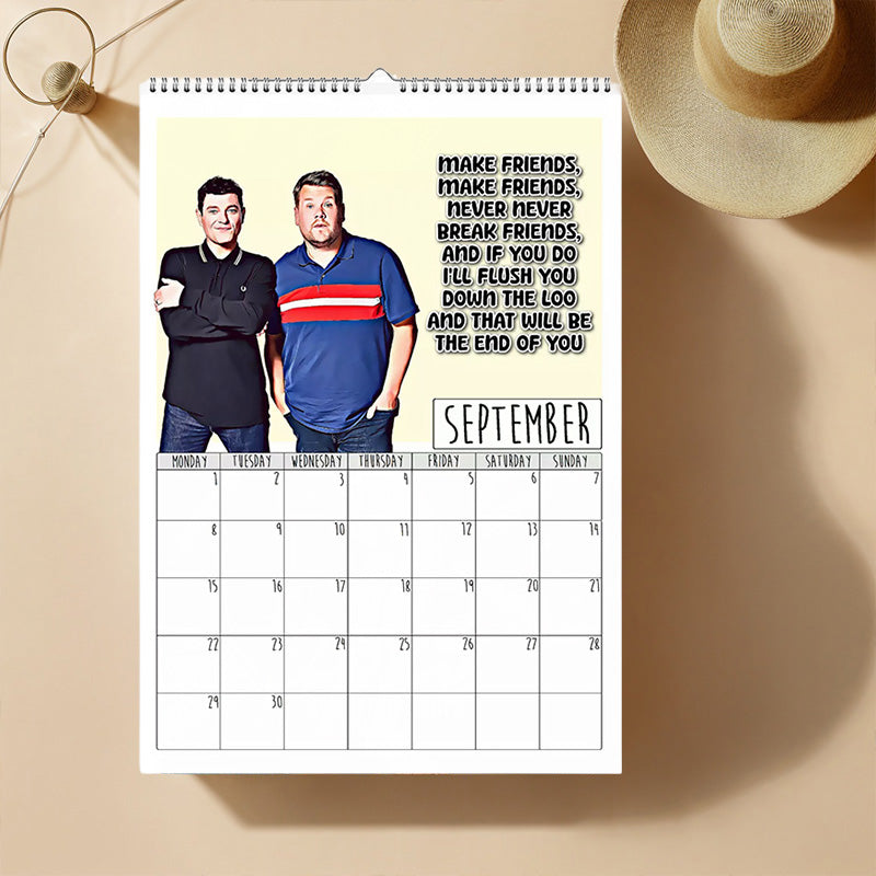 Gavin and Stacey 2025 wall calendar