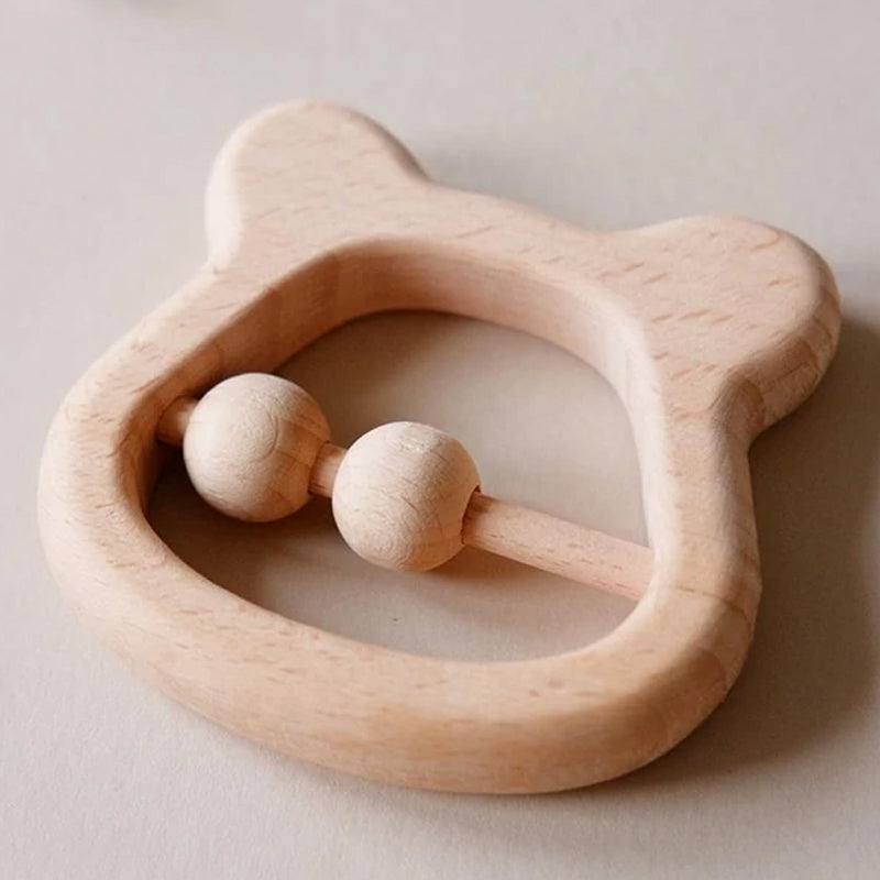 Wooden Inertial Pulley Toy