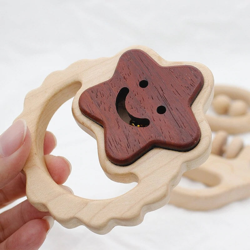 Wooden Inertial Pulley Toy