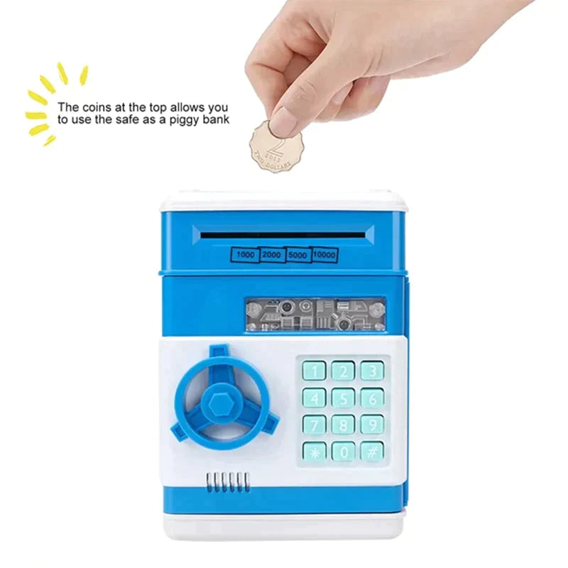 🌈🧸Electronic Password Piggy Bank - Mini ATM💥🎶