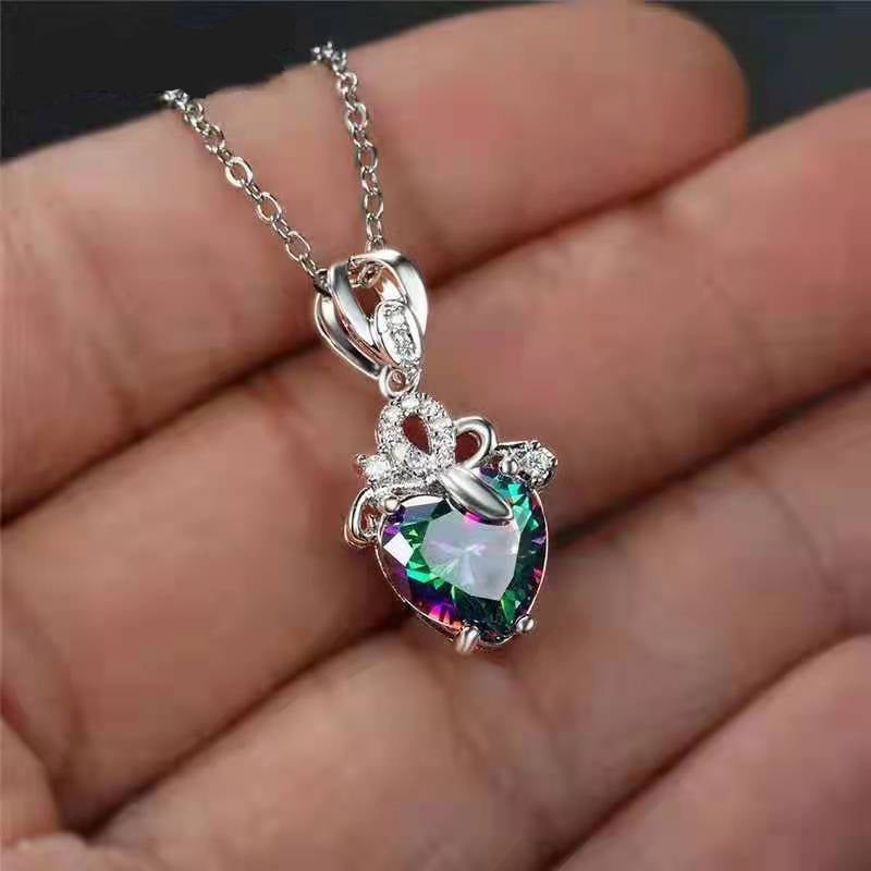 Colorful Love Pendant Nacklace