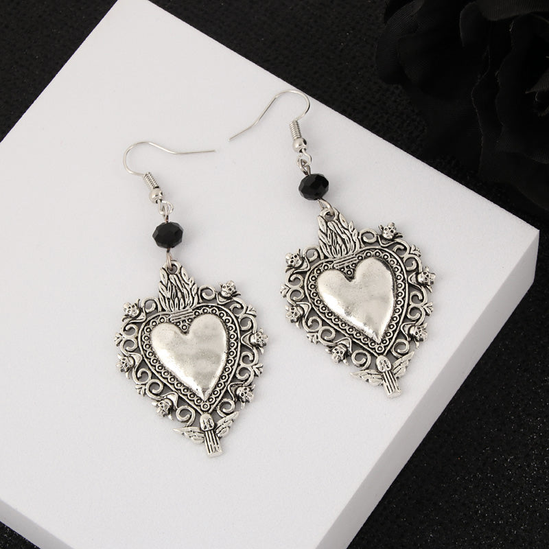 Magic Mirror Skeleton Drop Earrings