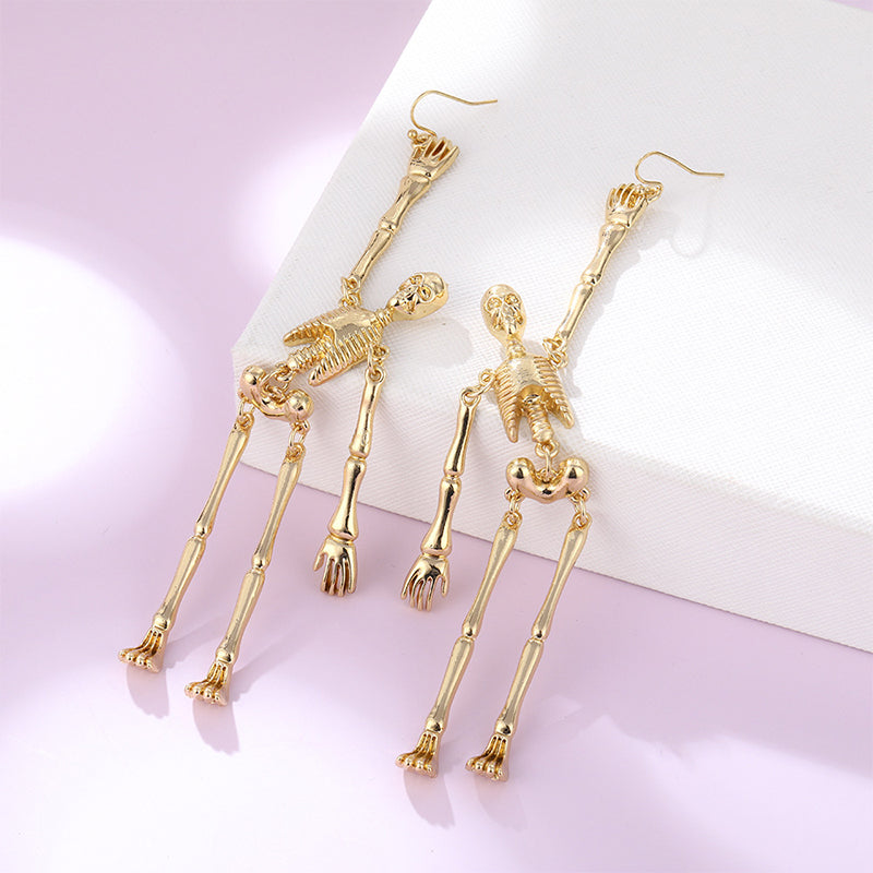 Punk Skeleton skull earrings