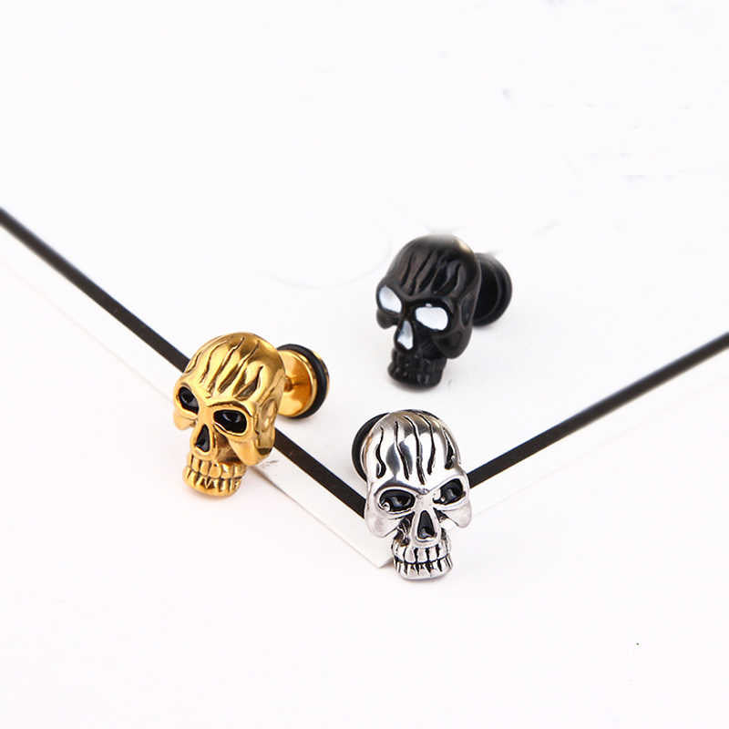 Skull Ear Piercing Earring Stud