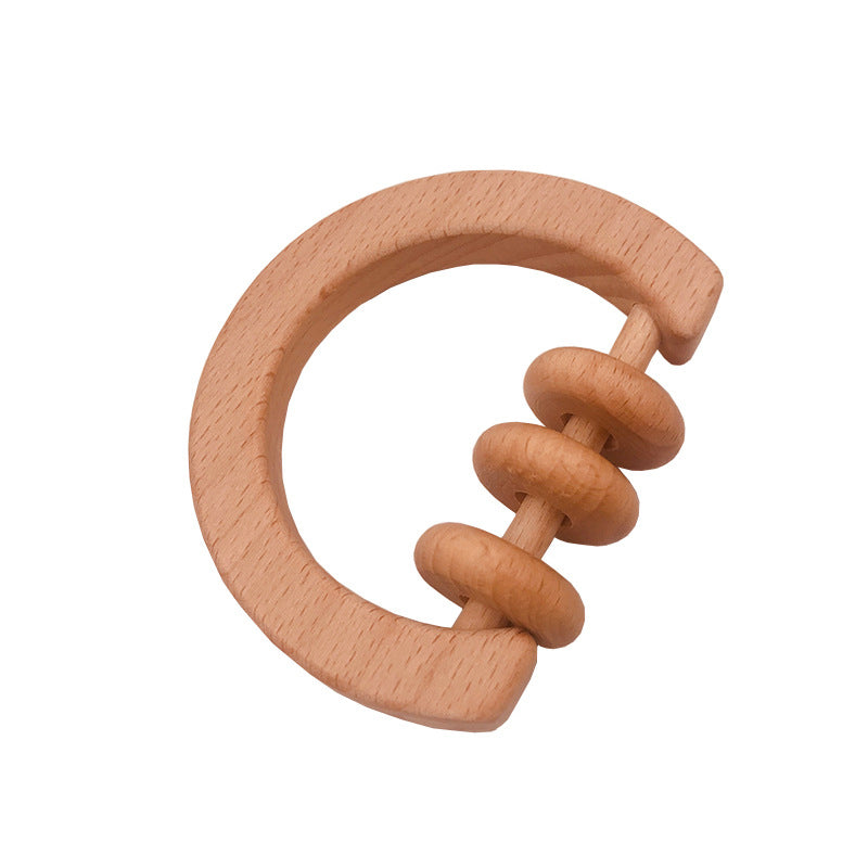 Wooden Inertial Pulley Toy