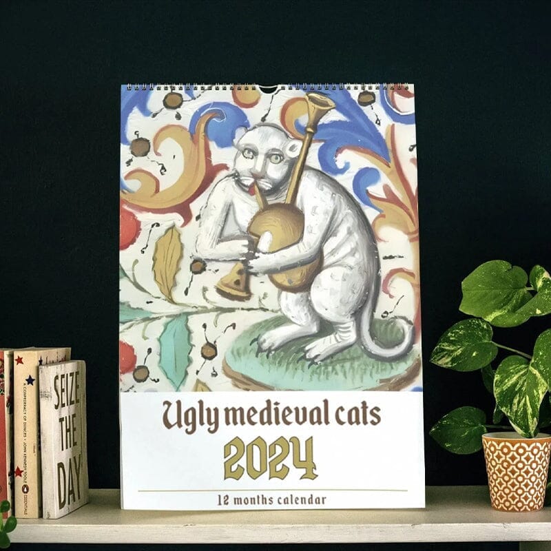 🐱2024 Weird Medieval Cats Calendar