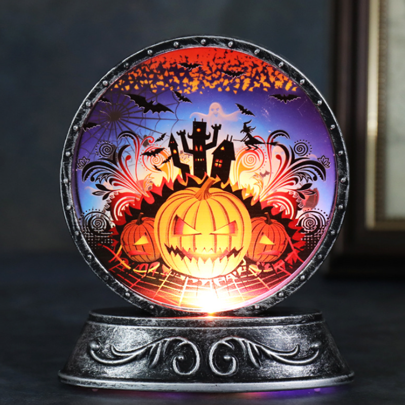 Halloween Themed Acrylic Vintage Gradient Color Light