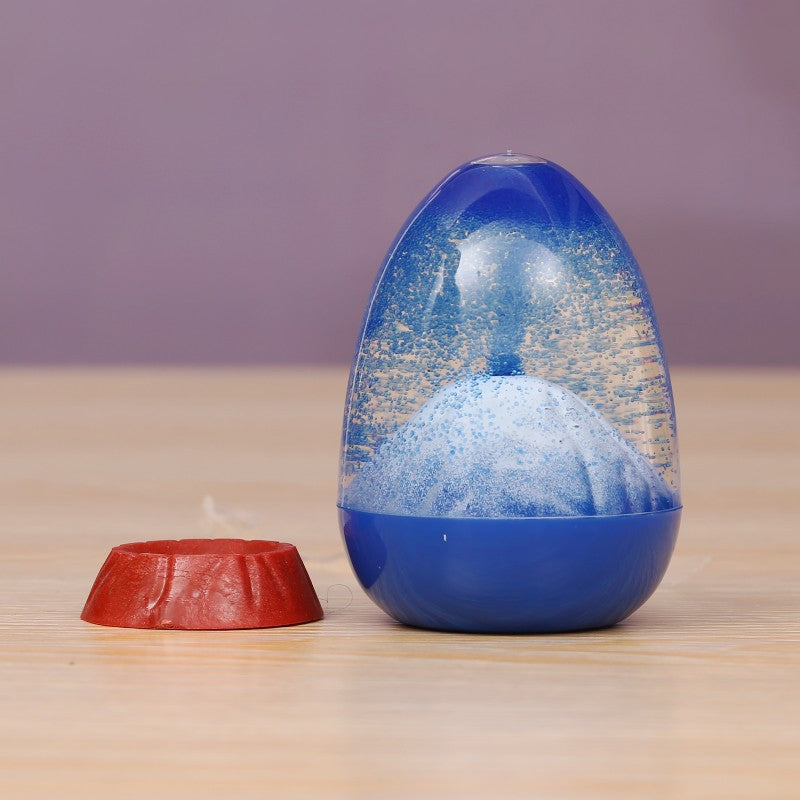 Volcano Eruption Egg Shape Sandglass Liquid Hourglass