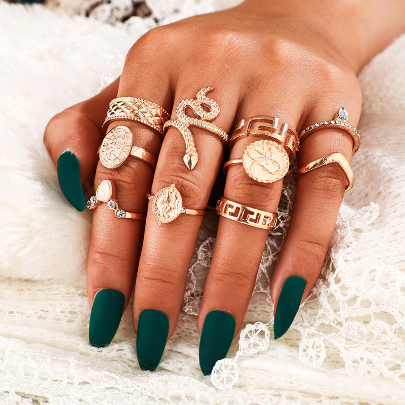 Vintage Knuckle Rings Set