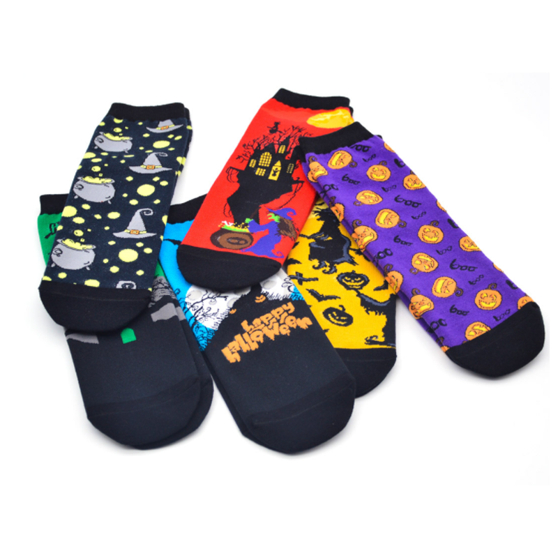 Halloween Style Socks (6 Pairs)