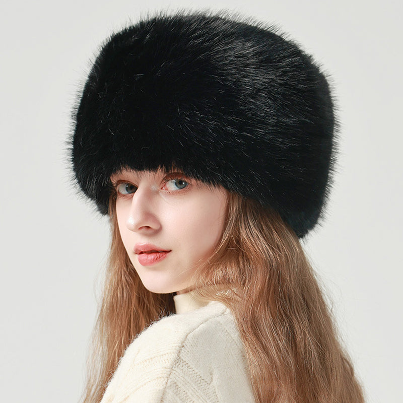 Furry bowler hat