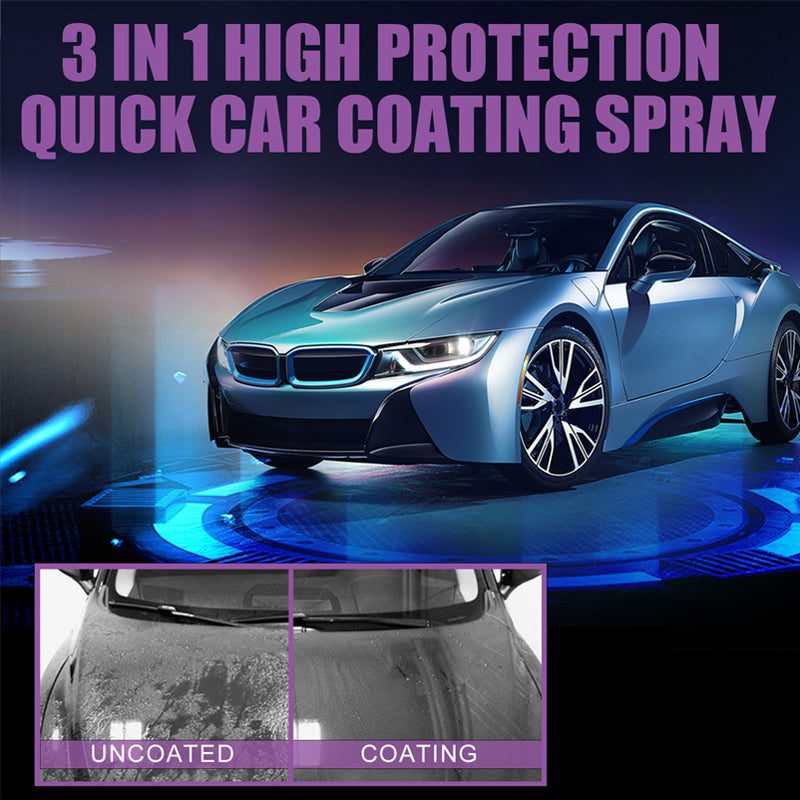 🚗3 in 1 High Protection Quick Car Coating Spray✨