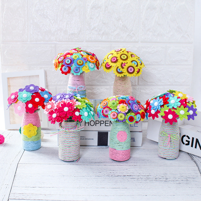 DIY Flower Button Crafts Kit