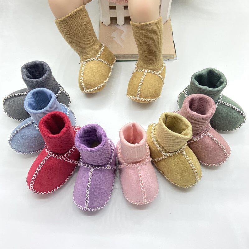 Warm Fur Baby Sock Shoes