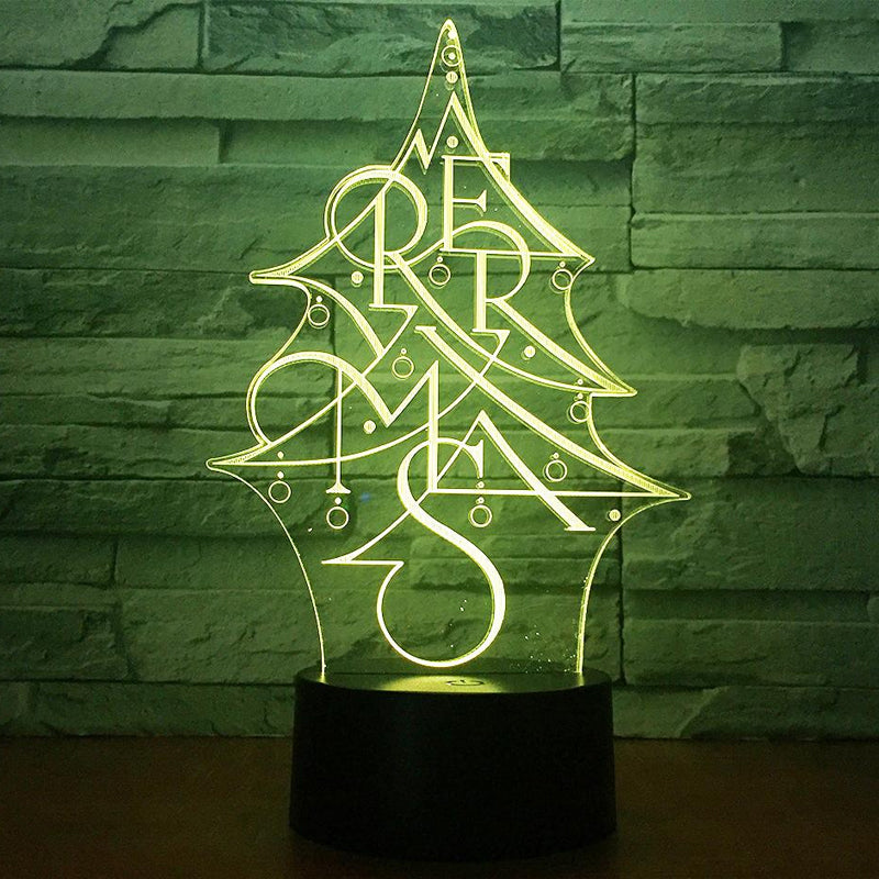 Custom Christmas Tree Night Light