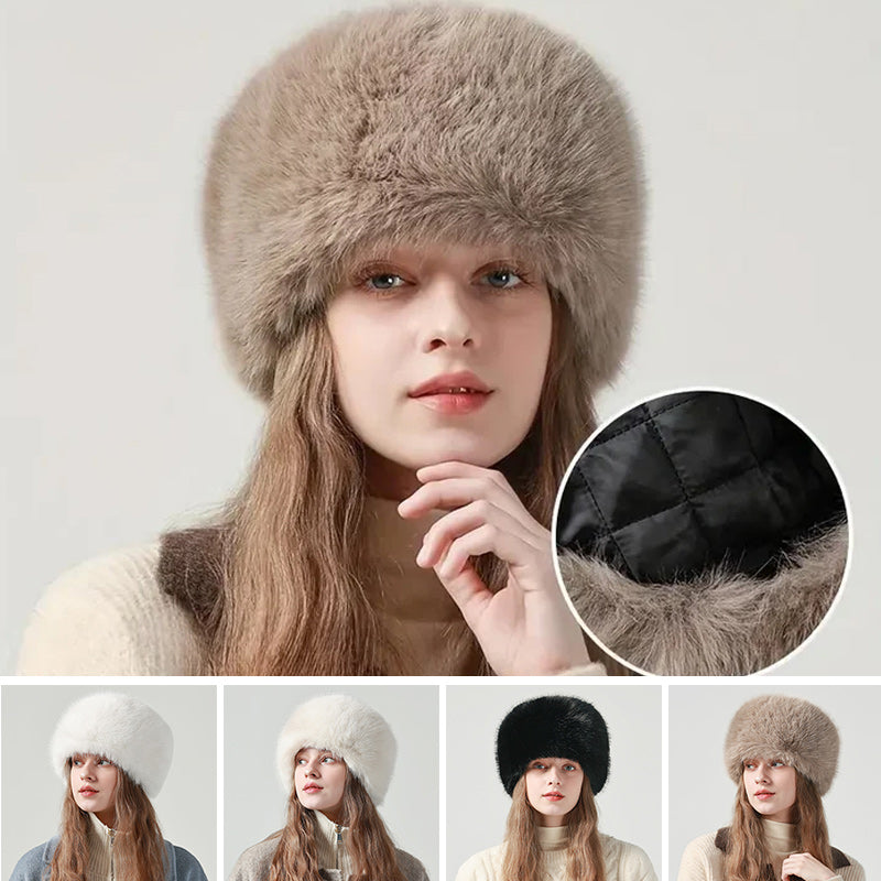 Furry bowler hat