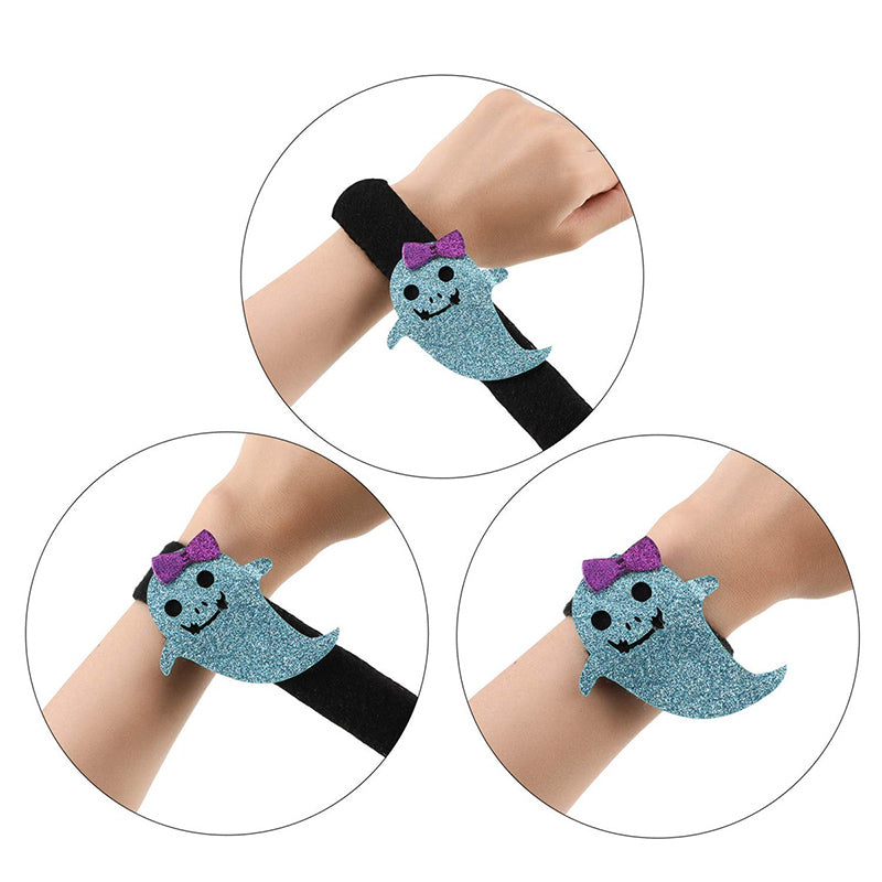 Halloween Bracelet Slap Bracelet Childhood Fashion Memory Bracelet, 12 PCs