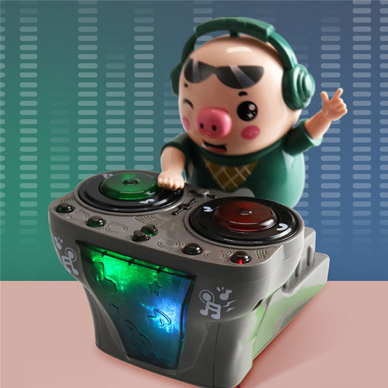 DJ Electric Music Dancing Pig Toy