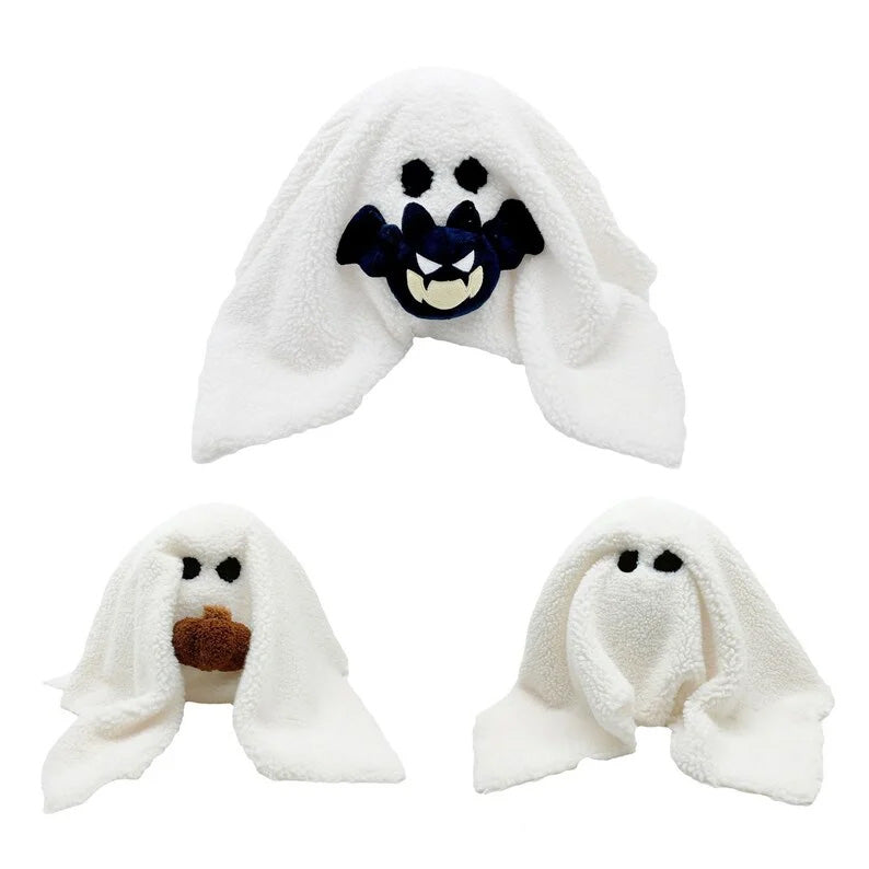 👻Ghost with Pumpkin🎃 Pillow Halloween