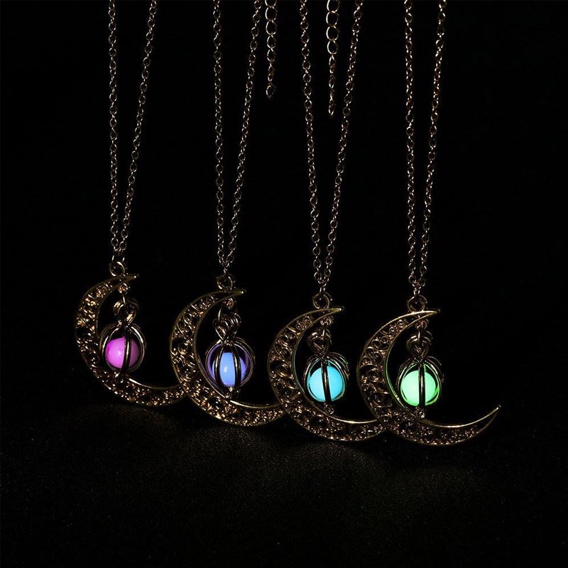 Moon Luminous Stone Necklace