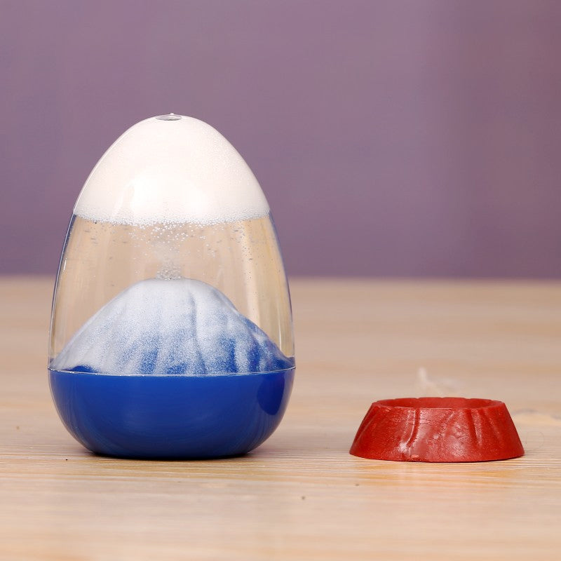 Volcano Eruption Egg Shape Sandglass Liquid Hourglass