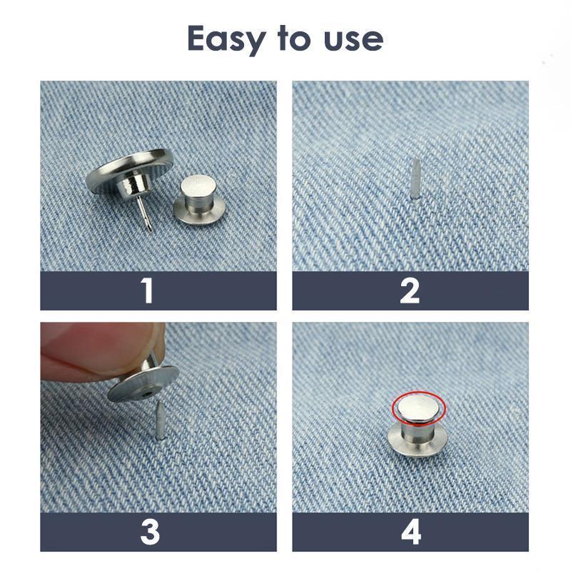 Detachable Adjustable Waist Button Decorative Button