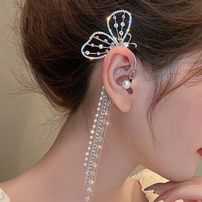 Butterfly Tassel Earrings