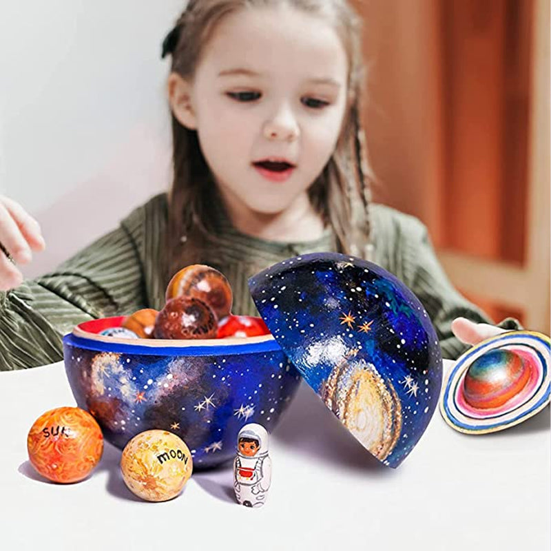 Wooden Solar System - Cosmos Learning Game Toy