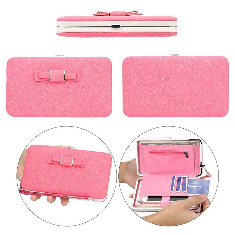 Women Bowknot Clutch Purse