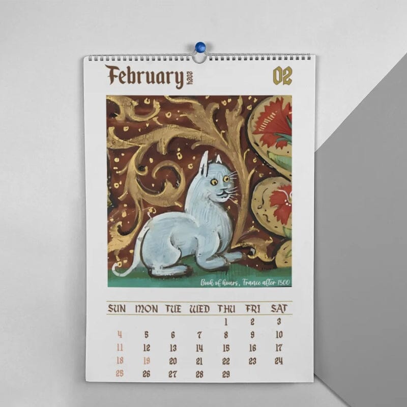 🐱2024 Weird Medieval Cats Calendar