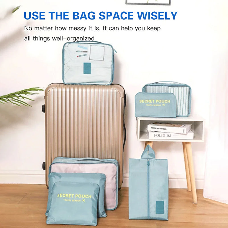 🌈🔥Set of 7 Travel Storage Bags🔥