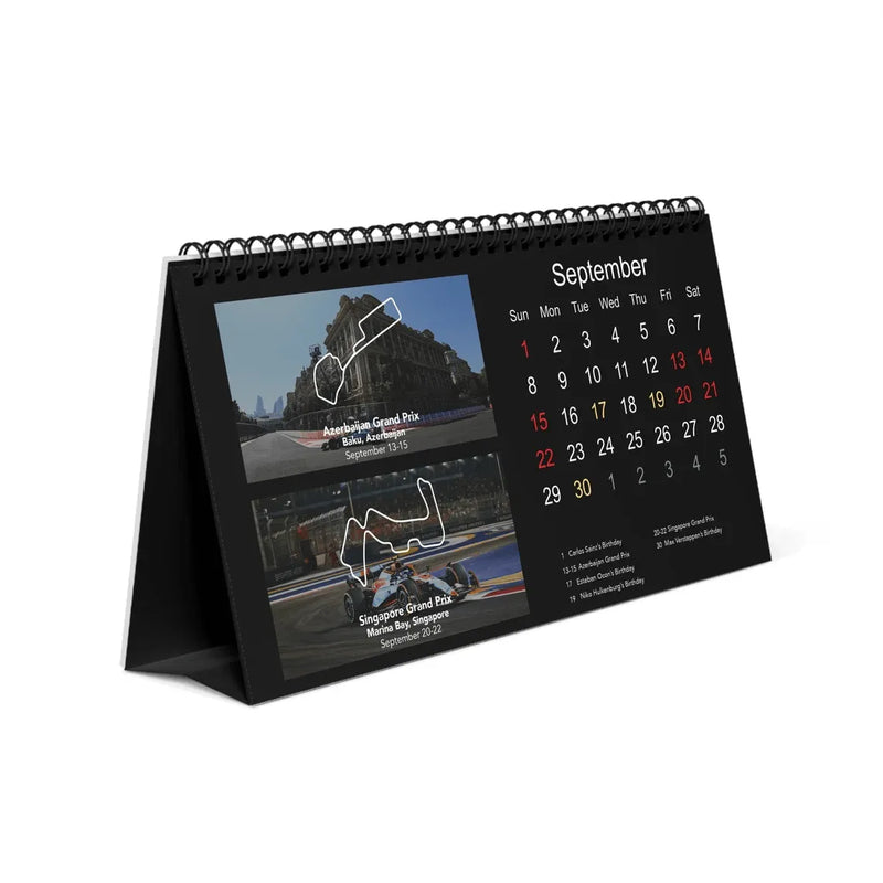 The 2024 F1 Desk Calendar newonderuk