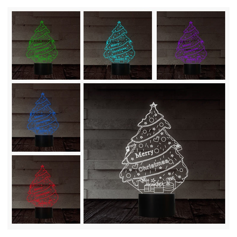 Custom Christmas Tree Night Light