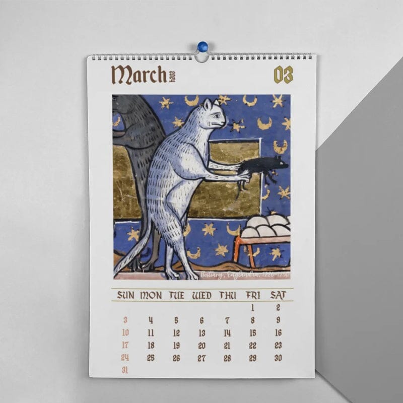 🐱2024 Weird Medieval Cats Calendar