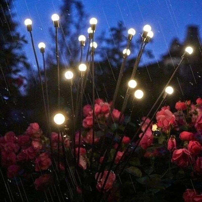 🌈💡Solar Powered Firefly Garden Light✨💥