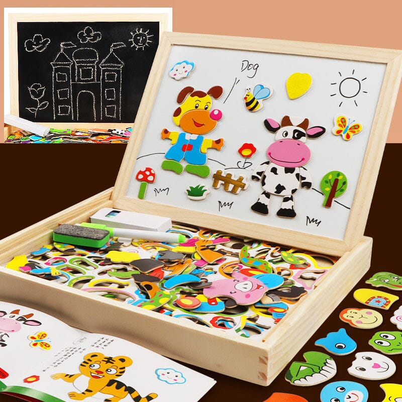 🌈🎨Magnetic Puzzles Children's Educational Brain Toy✨