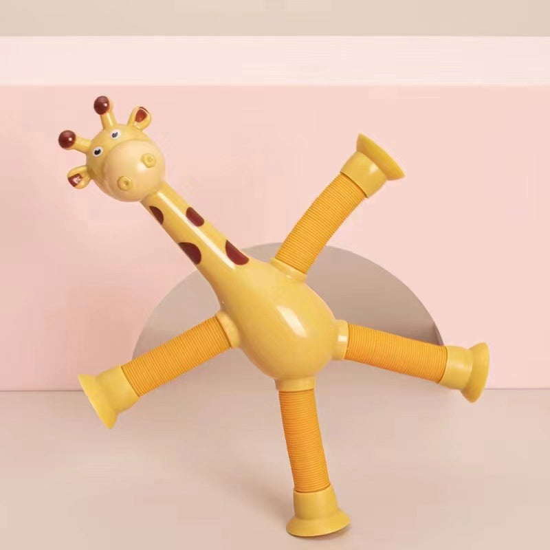 🦒Telescopic suction cup giraffe toy