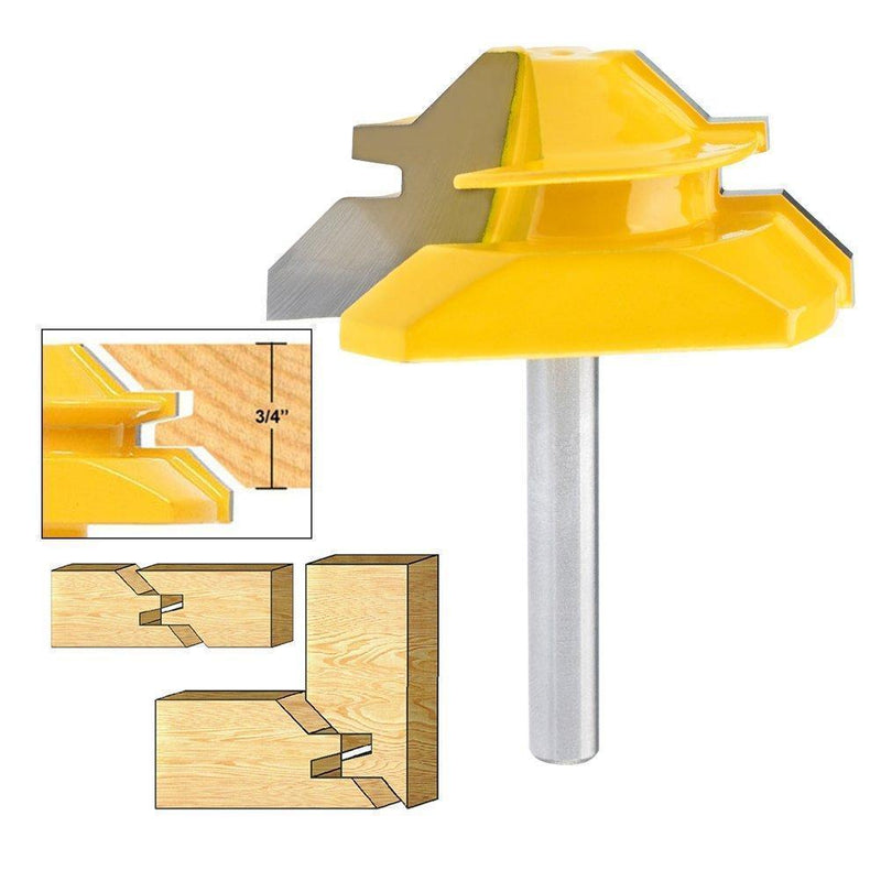 Domom 45 Degree Lock Miter Router Bits